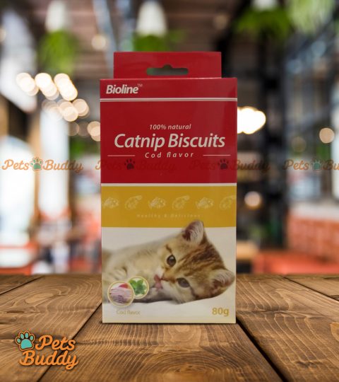 Bioline Catnip Biscuits (COD Fish) 80g
