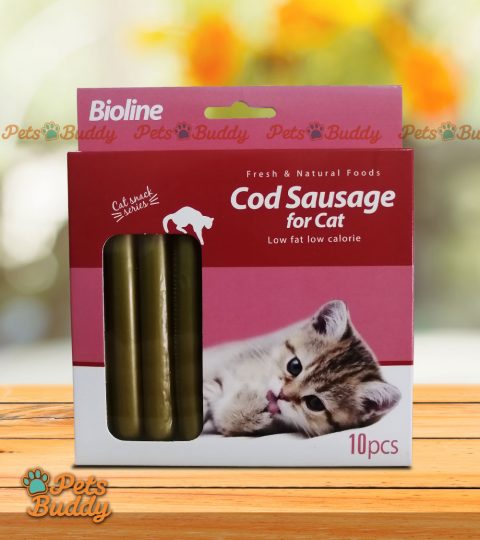 Bioline Cod Sausage For Cats 10pcs